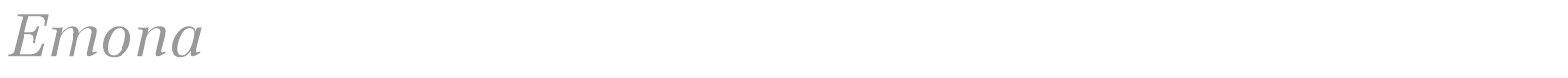 Emona font preview
